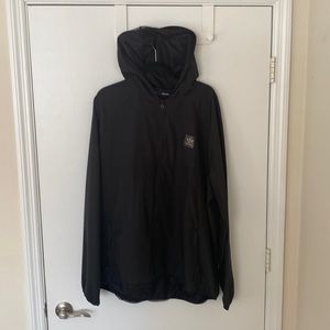 XXL Black Adidas Skateboarding Windbreaker Jacket